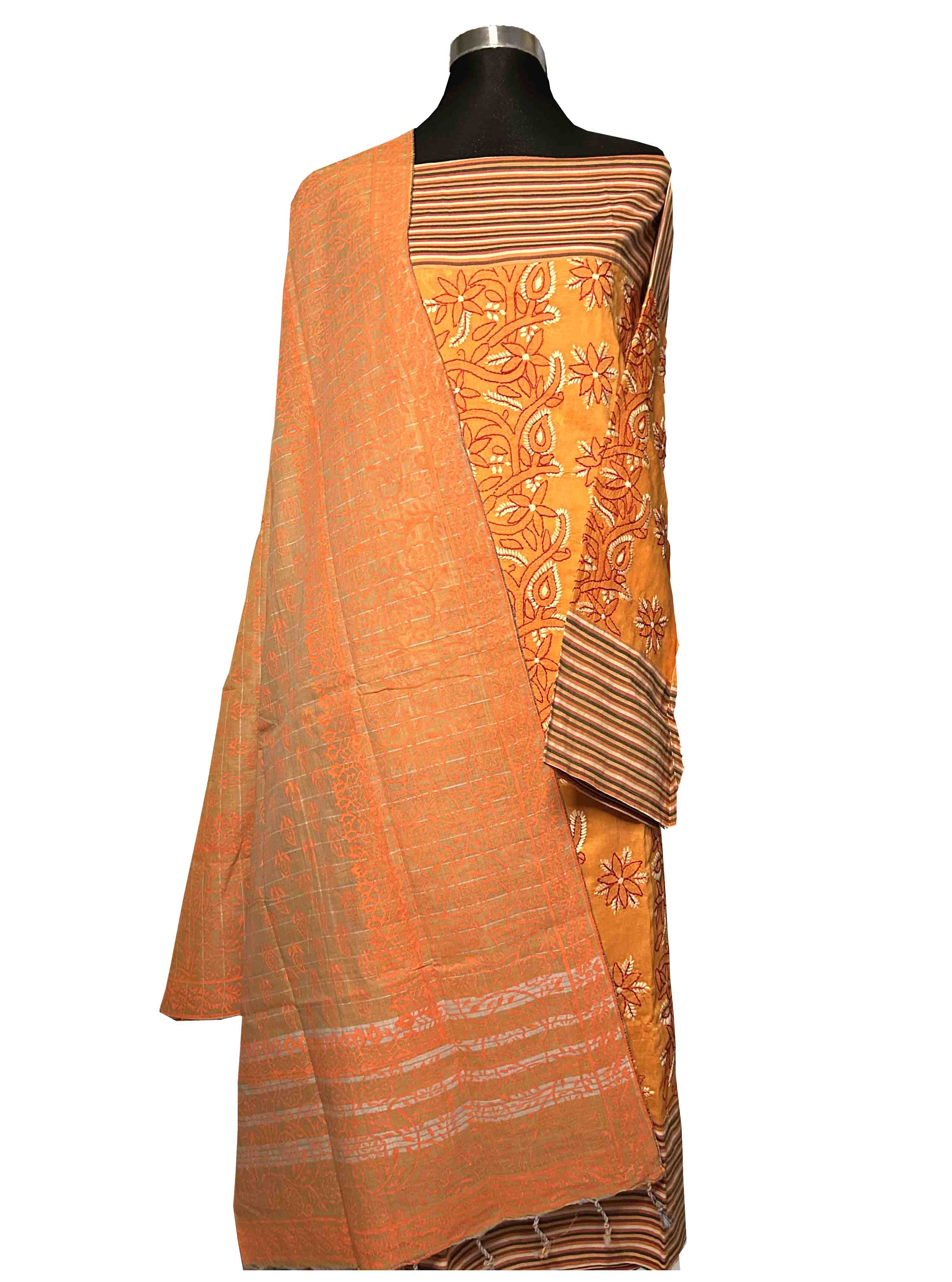 Bexi Voile Handcrafted Boutique 3 Piece(100% Cotton | Handmade)