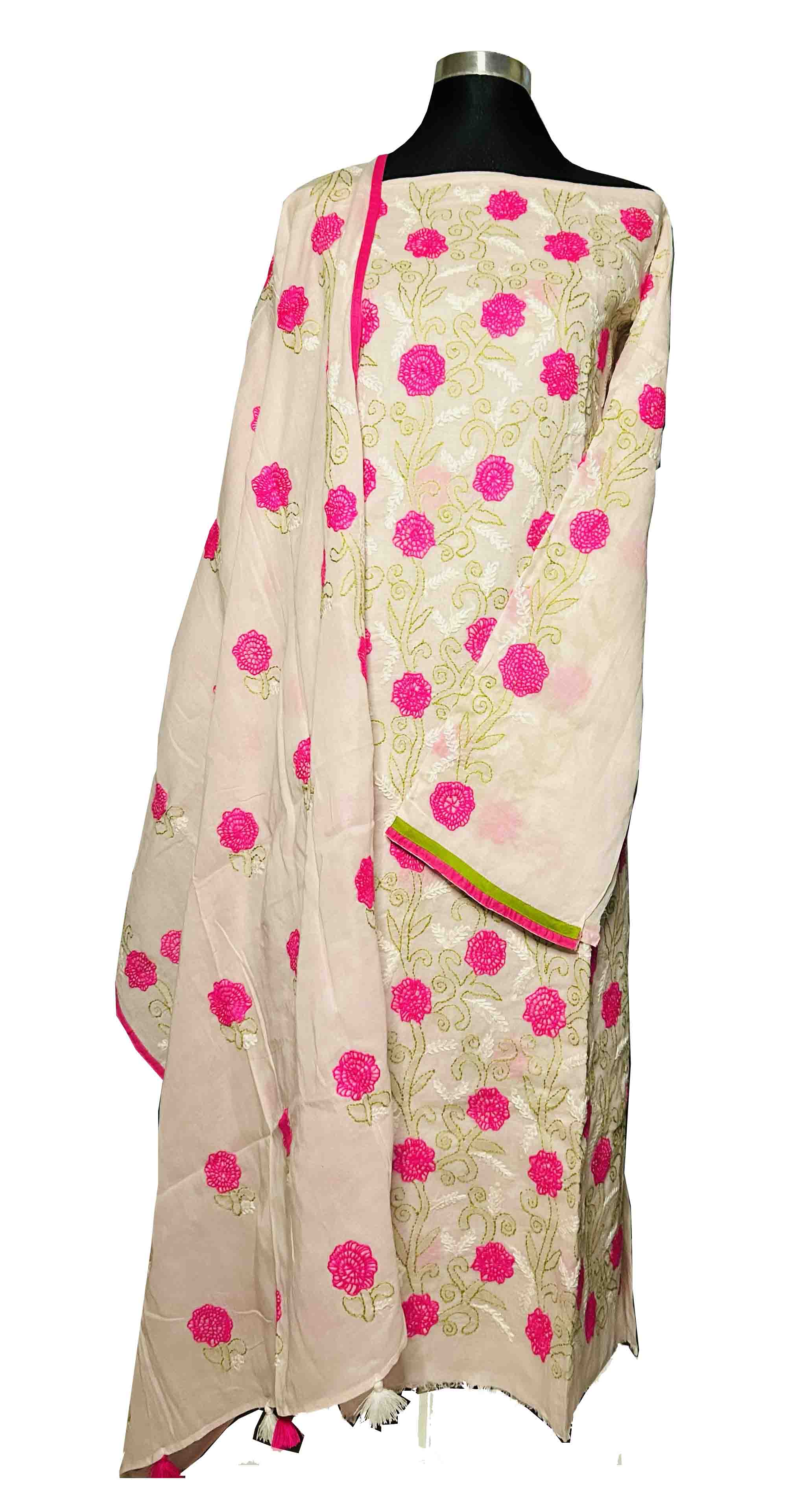 Bexi Voile Handcrafted Boutique 3 Piece(100% Cotton | Handmade)