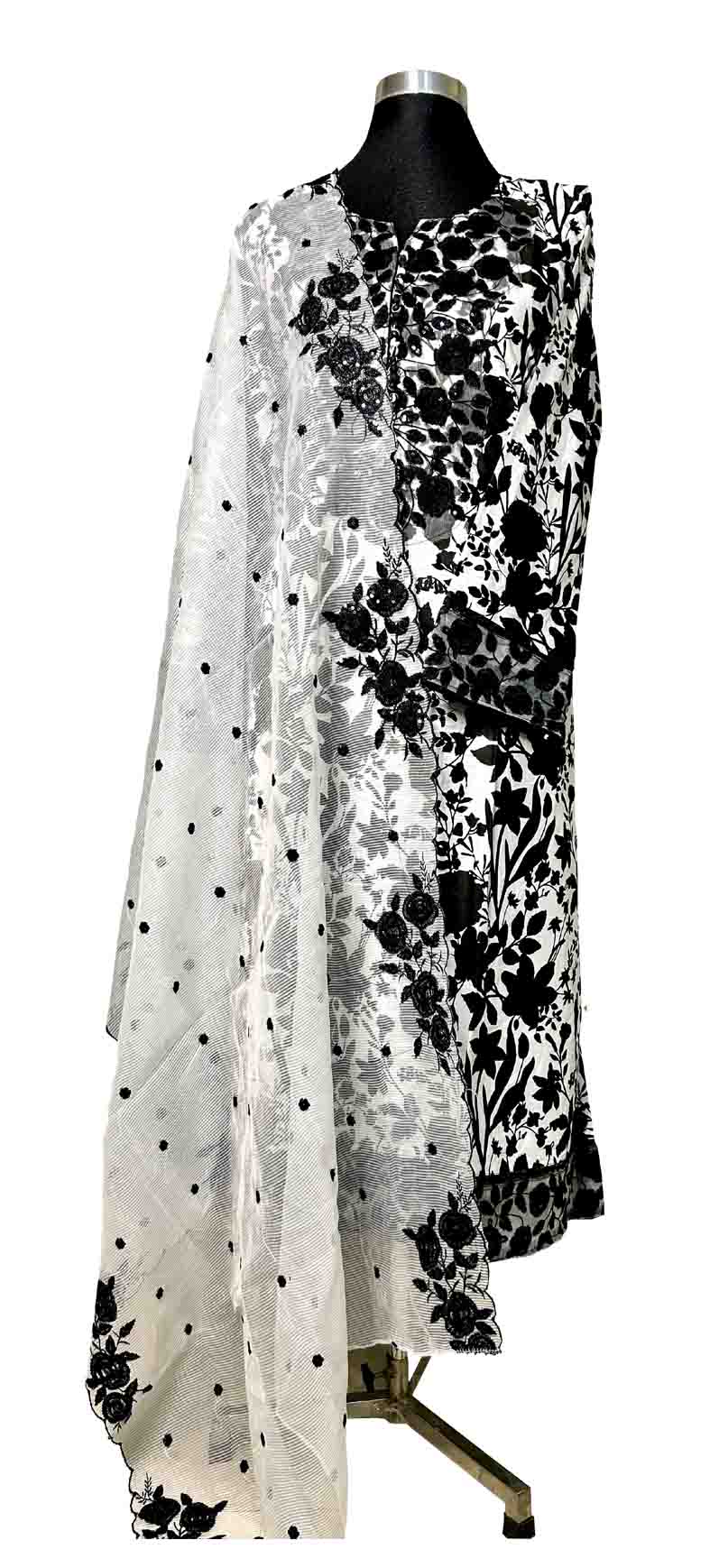 Classic Desi Pakistani Embroidered 3-Piece